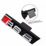 Audi RS8 Front Grille Bumper Radiator Lettering Emblem Badge Logo Sport Chrome