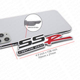 Chevy SSR Signature Series Body Metal Nameplate Emblem Car Badge Racing Sport