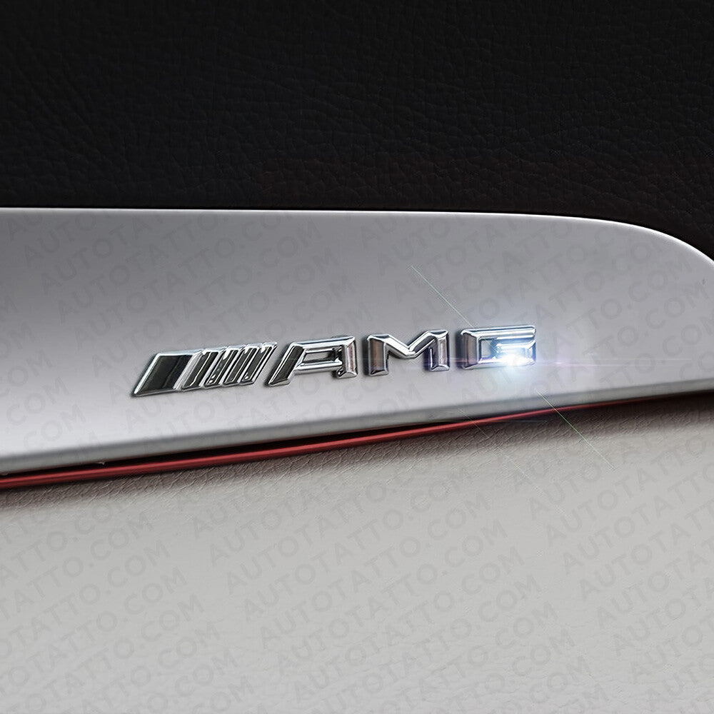 Car New Style AMG Interior Multimedia Decal Sticker Badge Decoration Emblem Logo