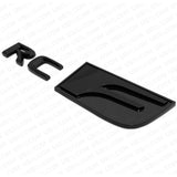 For Lexus Trunk Lid Black RCF RC F Letter Logo Badge Emblem Car Replace F-Sport