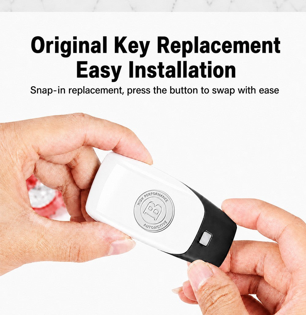Remote Smart Key Back Cover Shell Case For Mercedes Benz 16-21 AMG A C E S-Class