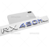 Lexus Liftgate OEM Chrome RX 450hL Letter Logo Badge Car Emblem Replace F-Sport