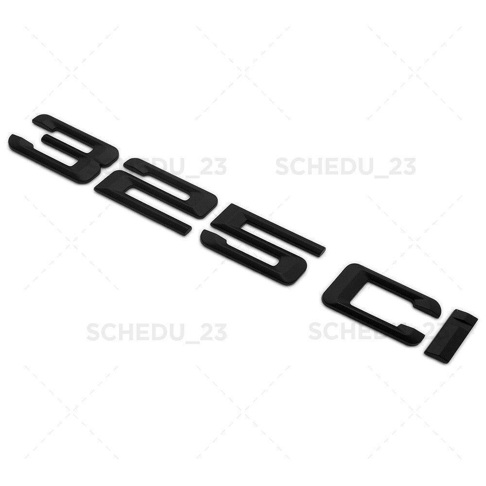 01-05 BMW 325ci Trunk Nameplate Letter Emblem Badge M Performance Matte Black