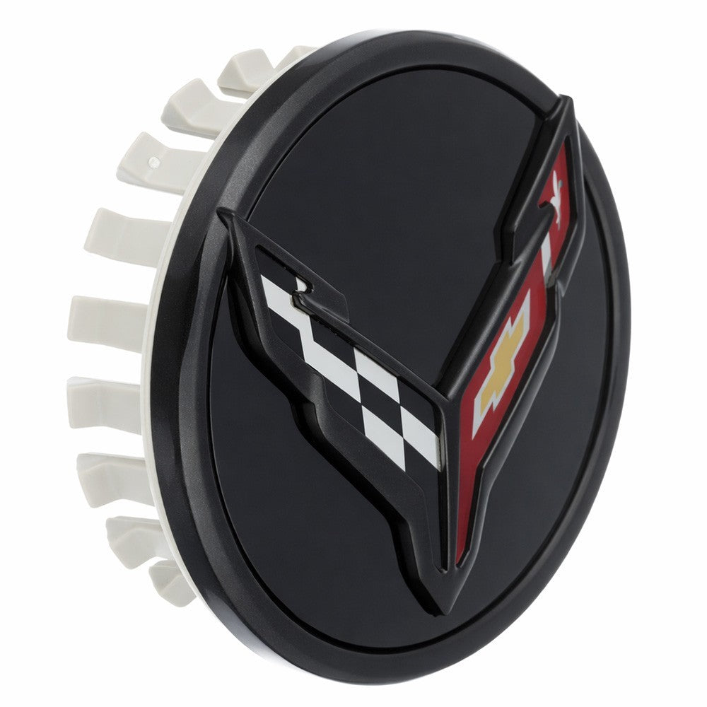 GM 2020-2026 Corvette C8 Wheels Center Caps (SET OF 4) Black
