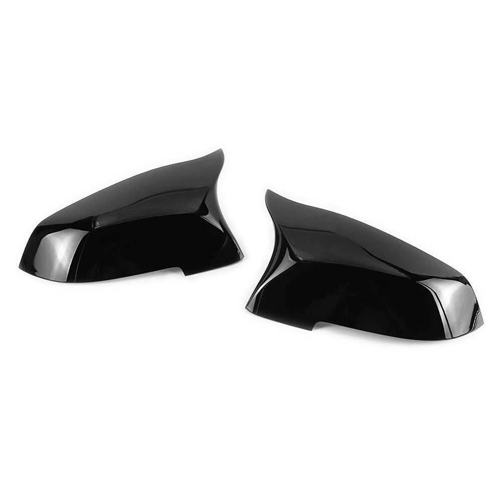 Gloss Black Side Mirror Cover Cap for 14-18 BMW F01 F06 F12 F13 F10 F11 F18 LCI