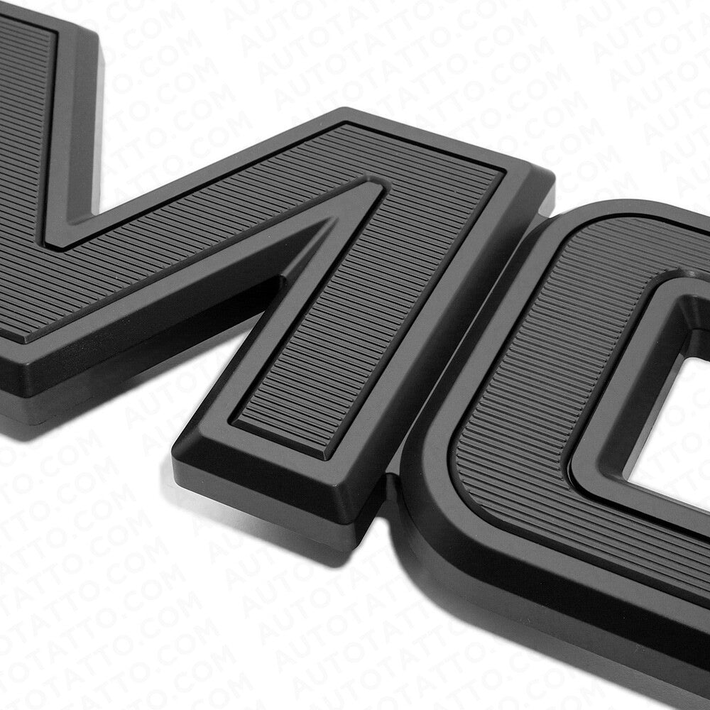 14-19 GMC Sierra Front Grille Letter Logo Emblem Adhesive Nameplate HD Black