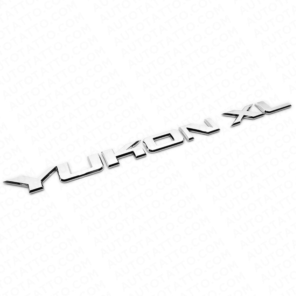 GMC YUKON XL Liftgate / Door Letter Nameplate Emblem SUV HD Badge Sport Chrome
