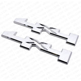 2pcs 4x4 For GMC Canyon Sierra Side Fender Pickup Badge Emblem Nameplate Chrome