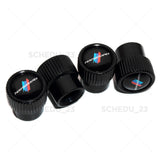 BMW Performance Roundel Car Wheels Tire Air Valve Cap Stem Dust Cover Sport ///M