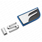 For Lexus Trunk Lid  IS F ISF Letter Logo Badge Decal Emblem Car F-Sport Chrome