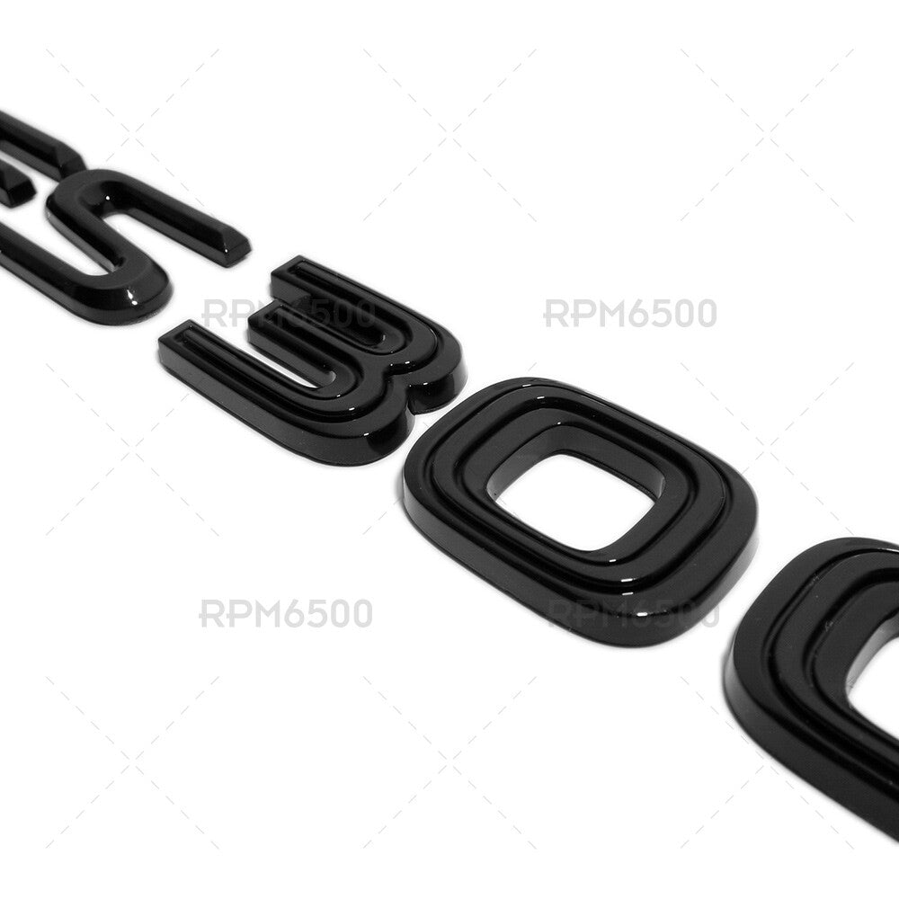For Lexus Trunk Gloss Black ES 300h Letter Logo Badge Car Emblem Hybrid F-Sport