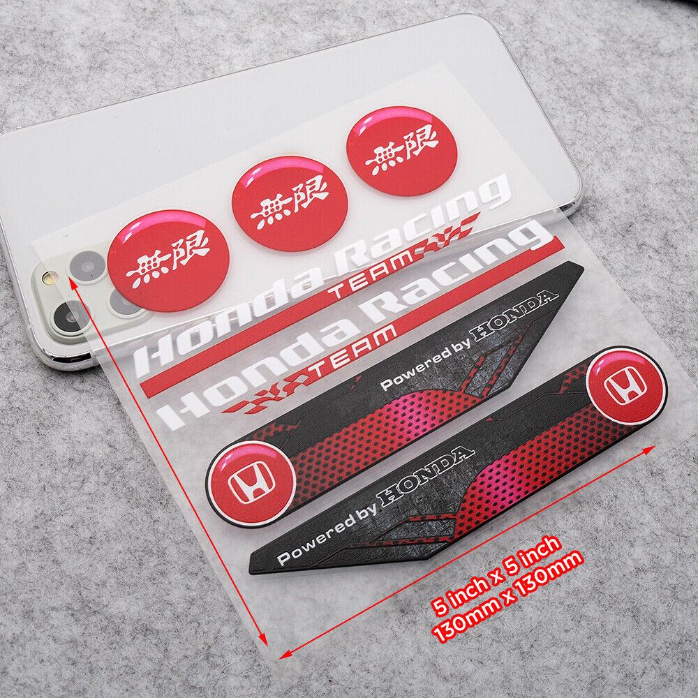 Universal Racing Sport Mugen 無限 Car Logo Sticker Vinyl 3D Decal Stripes Decor