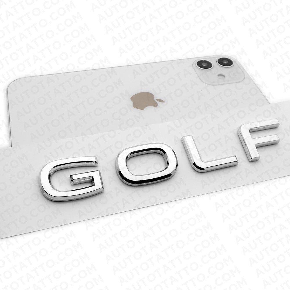 22-23 MK8 Golf Rear Truck Lid Nmaeplate Badge Emblem Chrome