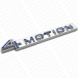 18-23  Fit VW 4 Motion Rear Trunk Nameplate Badge Metal Emblem Chrome Blue