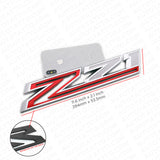 2x For Chevy 19-21 Silverado Z71 Fender Letter Sport Logo Emblem Badge Chrome