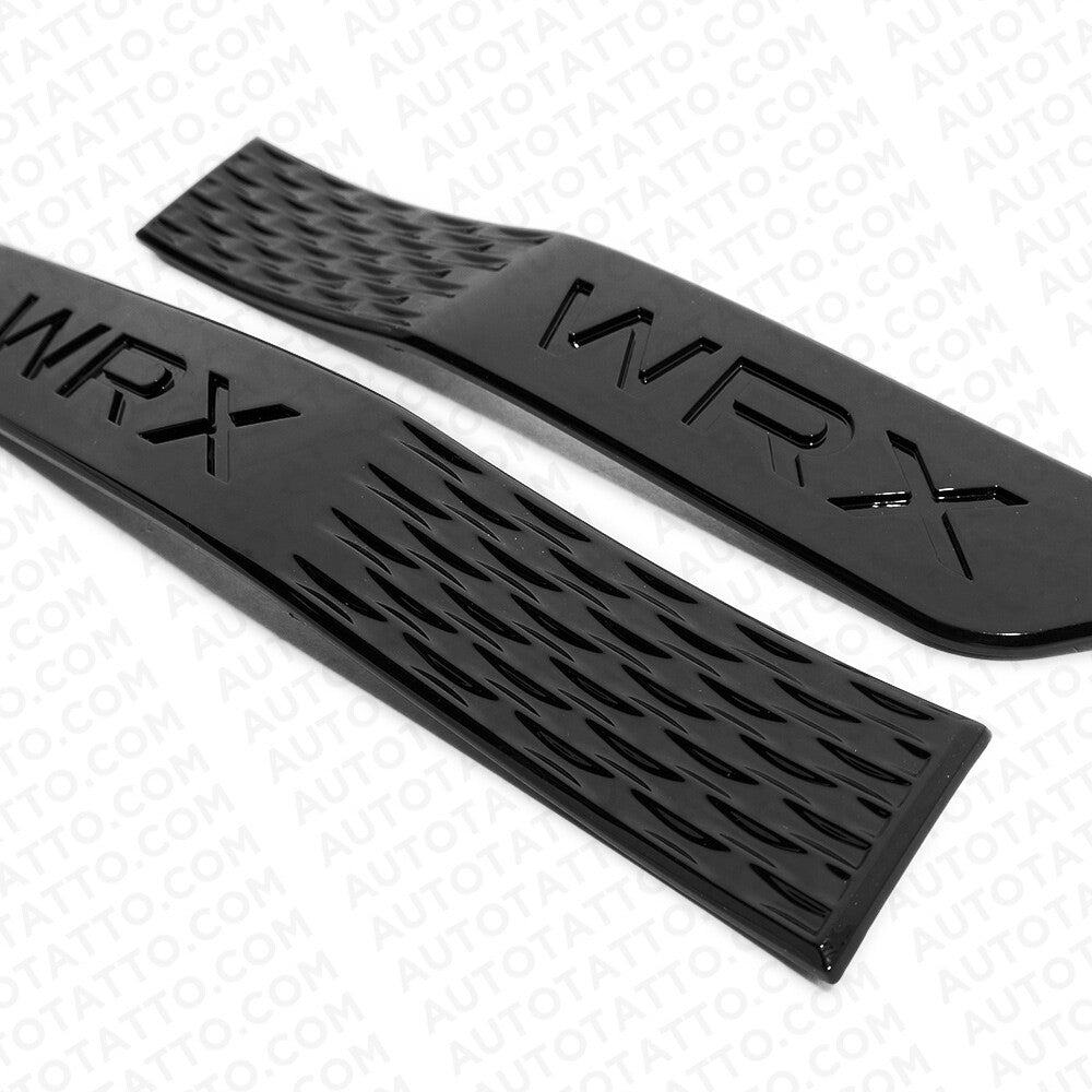 Blackout - Right / Left Fender GARNISH Badges Emblem Subie JDM Logo 15-21 W-R-X