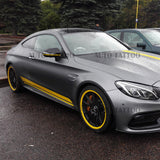 Mercedes Benz Special Edition 1 AMG Sport Side Skirt Stripes Vinyl Decal Sticker
