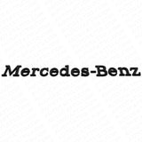 Mercedes-Benz Letter Emblem 3D Logo Nameplate Badge Decoration AMG Sport Black
