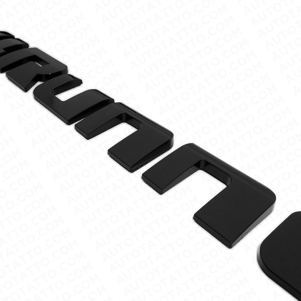 Gloss Back 4Runner Liftgate Nameplate Emblem Badge Logo Tailgate Rear Letter
