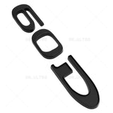 Tesla Rear Liftgate Lid Model 60D Nameplate Logo Badge Emblem Sport Matte Black