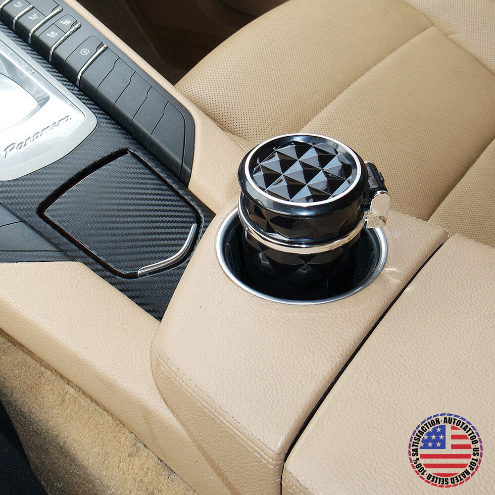 Smoke Cigarette Butts End Home Office Car Cup Holder Ashtray Gum Trash Vent Tray