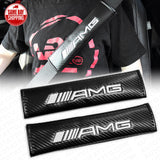 Universal Car Carbon Seat Belt Cover Safety Shoulder Strap Cushion Pad Harness