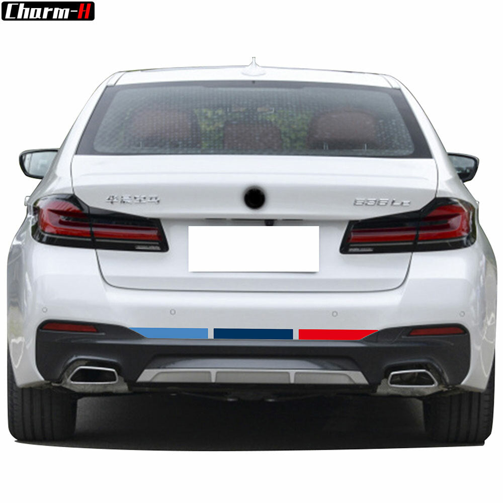 For BMW Universal M Performance Power Sport Front Rear Bumper 3D Decal Stickers