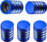 5 Pack Tire Valve Stem Caps Cover Universal Fit for Auto Car Truck Multi- Color
