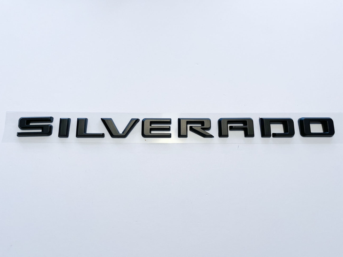 2019-2023 Matte Black Chevrolet Silverado RST Z71 Emblem Nameplate Badge Kit 4pc