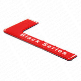 Red Tailgate Lid For AMG Black Series Nameplate Badge Emblem Sport Decoration