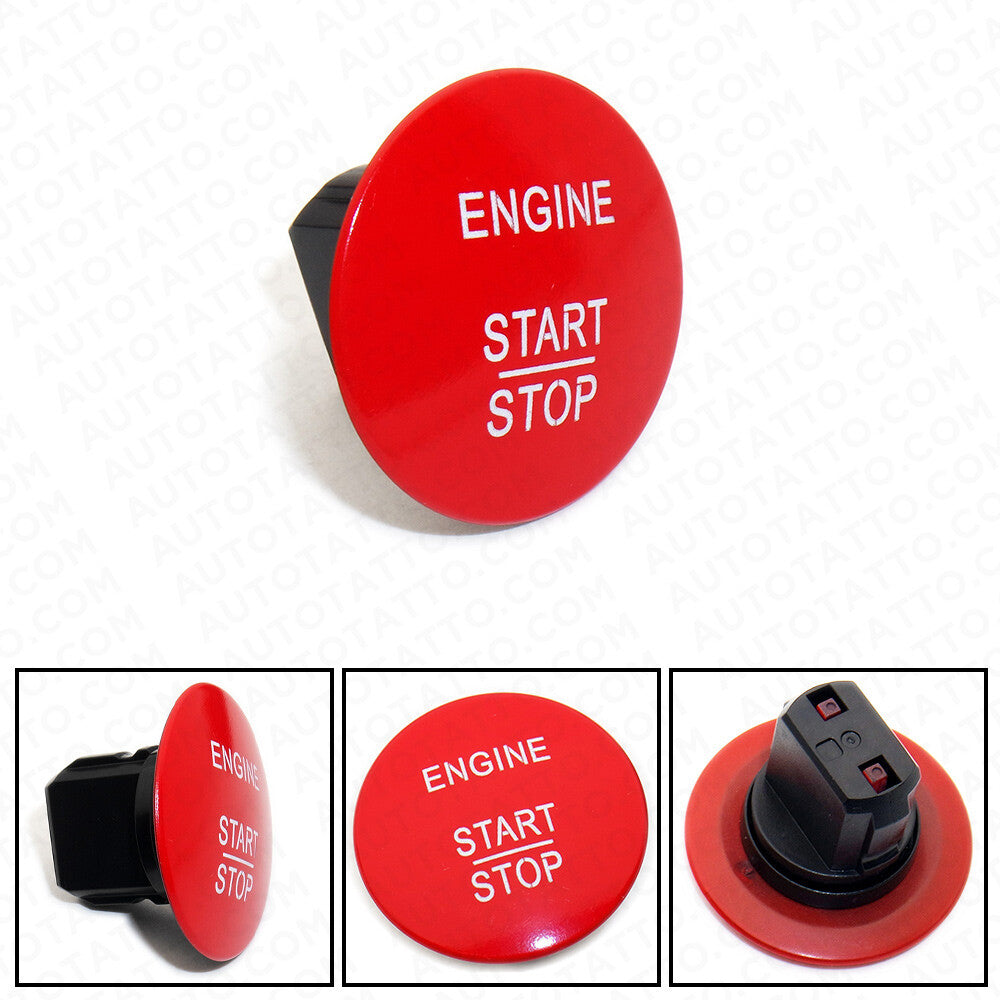 Mercedes AMG Engine Start Stop Push To Go Button Power Switch Keyless Red OEM