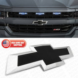 2016-19 Chevy Silverado 1500 Bowtie Front Grille Logo Emblem Z71 OEM Black Sport