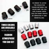 Hex For Red Toyota Emblem Car Wheels Tire Air Valve Caps Stem Dust Cover Sport