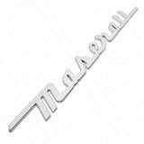 For Maserati Chrome Trunk Lid Letter Nameplate Logo Emblem Badges Sport OEM