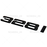 For BMW 328i Logo Emblem Replace Badge Car Trunk Lid M Series Performance Black