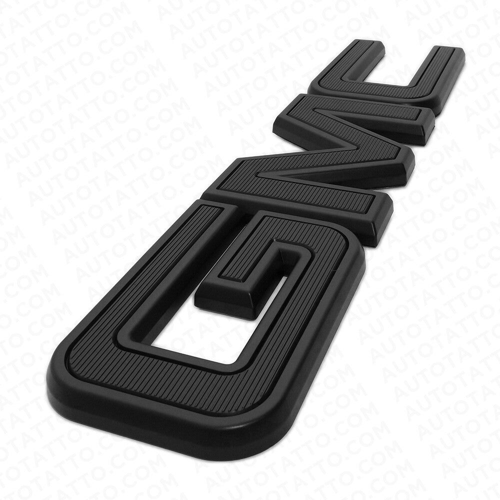 14-19 GMC Sierra Canyon Tailgate Letter Logo Emblem Adhesive Nameplate Blackout
