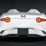 Mazda Gloss Black Bat Batman Style Nameplate Emblem Badge 3D Sticker Sport