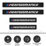 BMW M Performance Door Plate Sill Scuff Cover Scratch Decal Sticker Protector