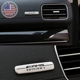 3D AMG Edition 1 Special Emblem Interior Central Control Badge Decoration Logo