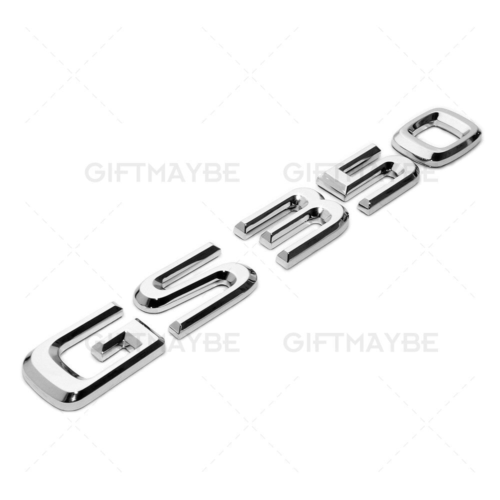 For Lexus Trunk Chrome GS 350 Letter Logo Badge Decal Car Emblem Replace F-Sport