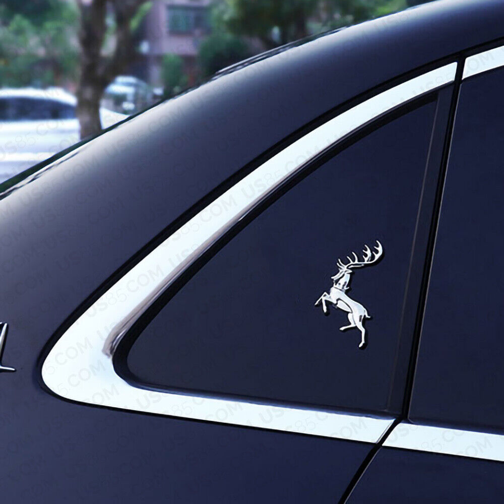 Universal Fashion Zinc Alloy Deer Ours is the Fury Car Decal Sticker Decoration