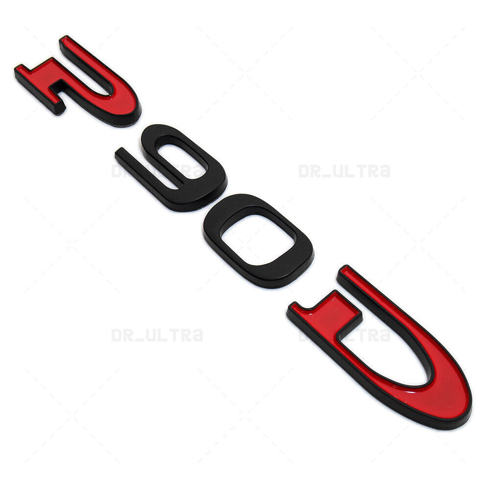 Tesla Rear Liftgate Lid Model P90D Nameplate Logo Badge Emblem Sport Black Red