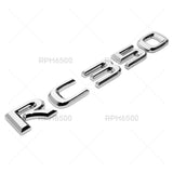 For Lexus Trunk Lid Chrome RC 350 Letter Logo Badge Emblem Car Replace F-Sport