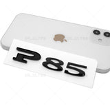 Tesla Rear Liftgate Lid Model P85 Nameplate Logo Badge Emblem Sport Gloss Black