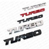 Universal 3D Fashion Waterproof Metal Turbo Car Decal Sticker Auto Decoration
