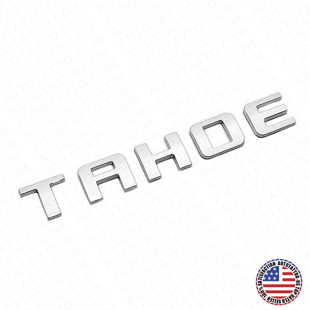 For Chevy Tahoe Front Door Liftgate Nameplates Letter 3D Emblem Z71 OEM Chrome