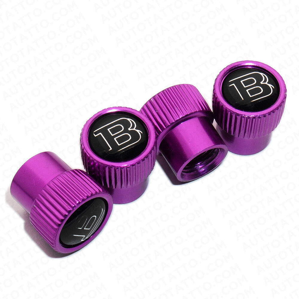 For Brabus Roundel Car Wheels Tire Air Valve Caps Stem Dust Logo Cover Sport
