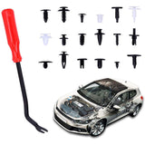 456Pcs Car Auto Retainer Clips Plastic Fasteners Kit Push Pin Rivets Bumper Trim