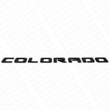 21+ Chevy Colorado Fender / Tailgate Gloss Black Badge Logo Emblem Truck Sport