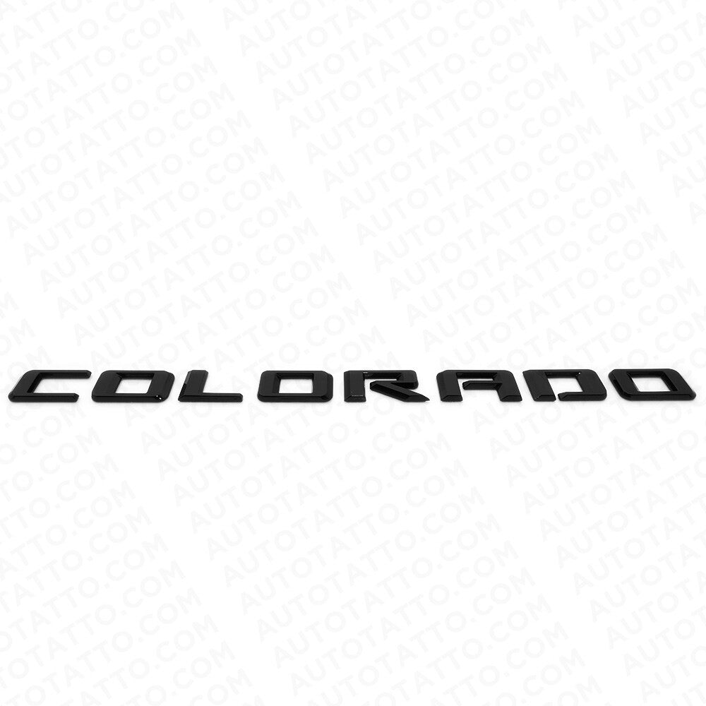 21+ Chevy Colorado Fender / Tailgate Gloss Black Badge Logo Emblem Truck Sport